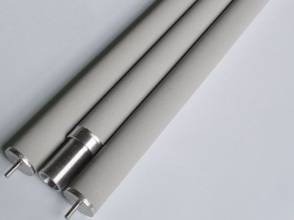 3 sintered porous candle filters are displayed.