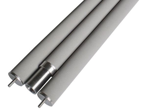 Sintered porous filters in different sizes