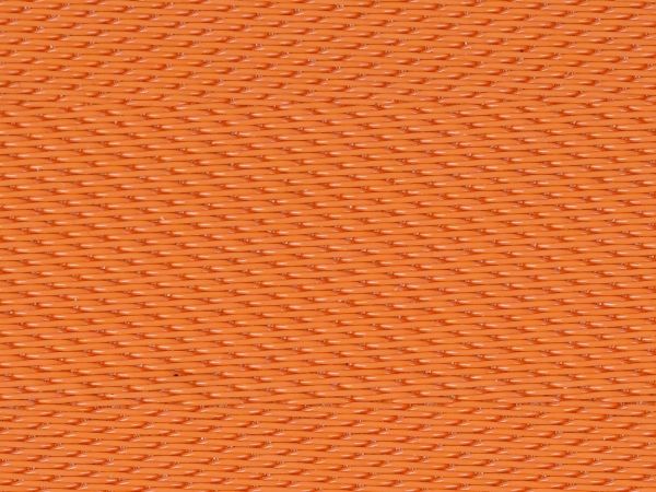 An orange sludge dehydration fabric