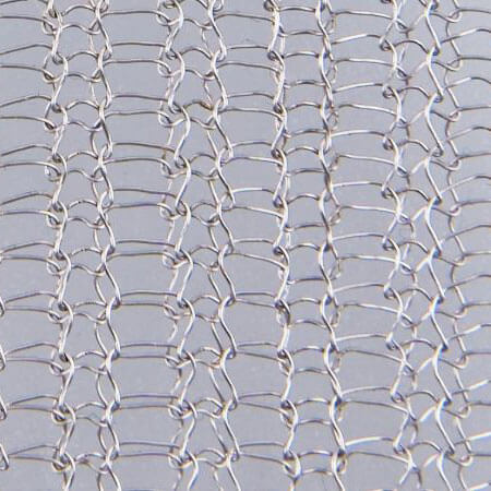The details of stainless steel knitted mesh are displayed.