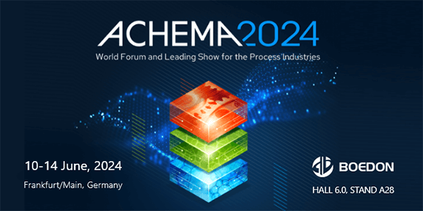 Eine Einladung der ACHEMA 2024.