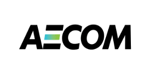 The logo of AECOM.
