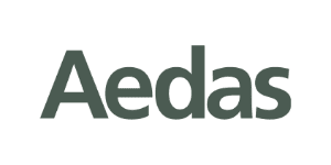 Le logo d'Aedas.