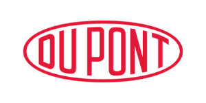The logo of DU PONT.