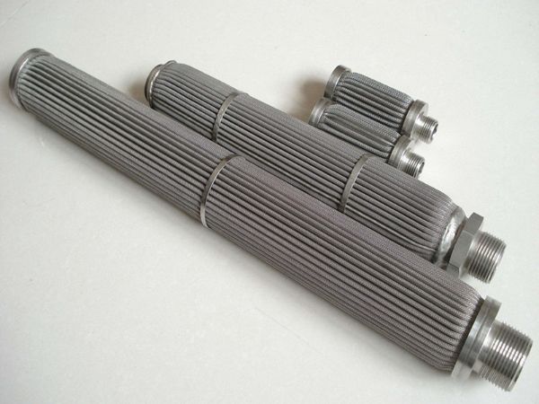 4 BSPP thread polymer pleated filters in different lengths