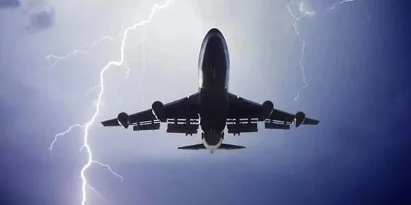 Aircrafts flying in lightning conditions utilize an expanded metal mesh lightning protection system.