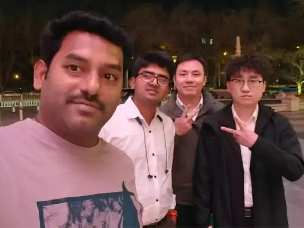 Group photo of managers and Indian partners