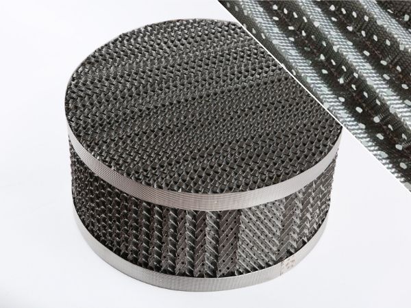 Metal perforated structured packing and its structured packing