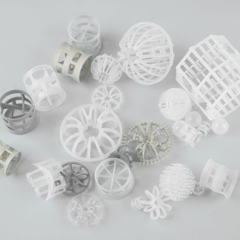 Multiple plastic random packing in different structures