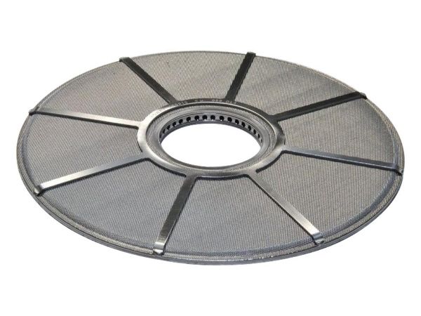 Um polímero folha disco filtro amostra é exibida.