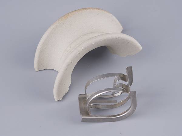 2 random packing saddle rings in metal and ceramic materials