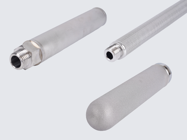 Different types of sintered filter elements