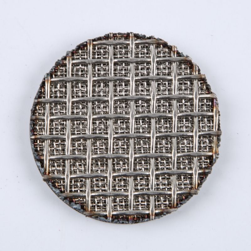 A round shape l square weave sintered mesh