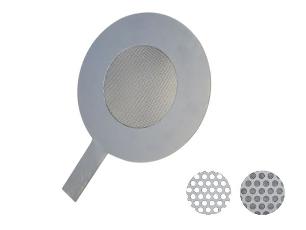 Temporary plate strainer