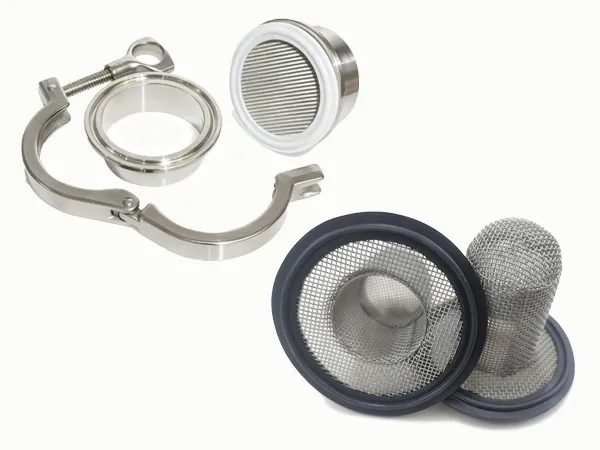 Pelbagai jenis skrin gasket tri-clamp mesh