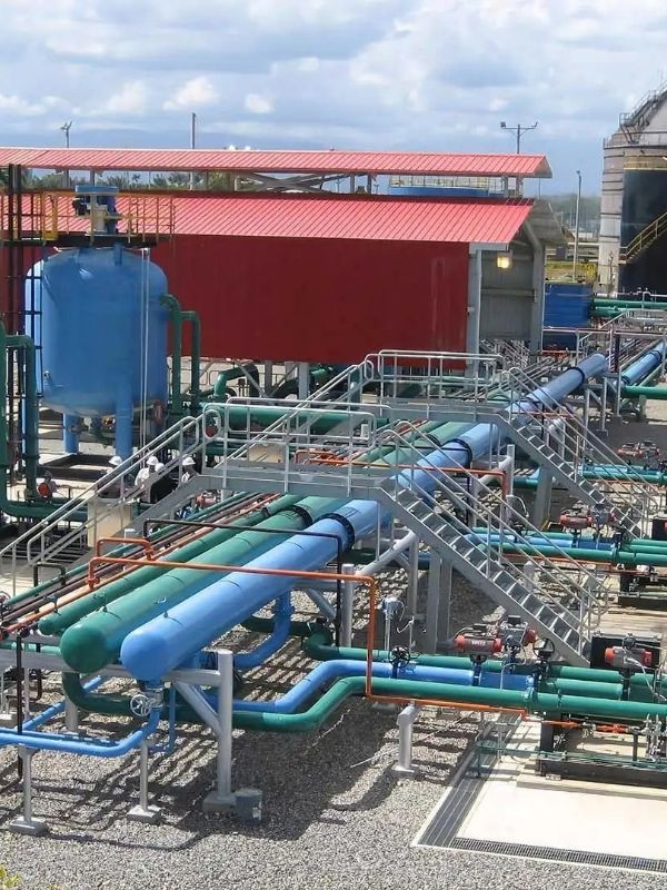 Large scale water treatment facilities
