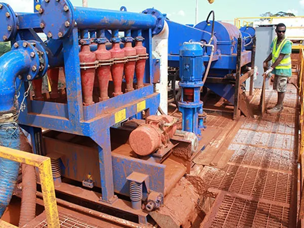 Wedge wire rotary drum screen applied in mining and mineral processing