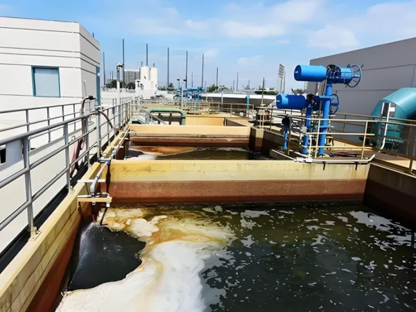 Wedge wire rotary drum screen applied in municipal and industrial water treatment