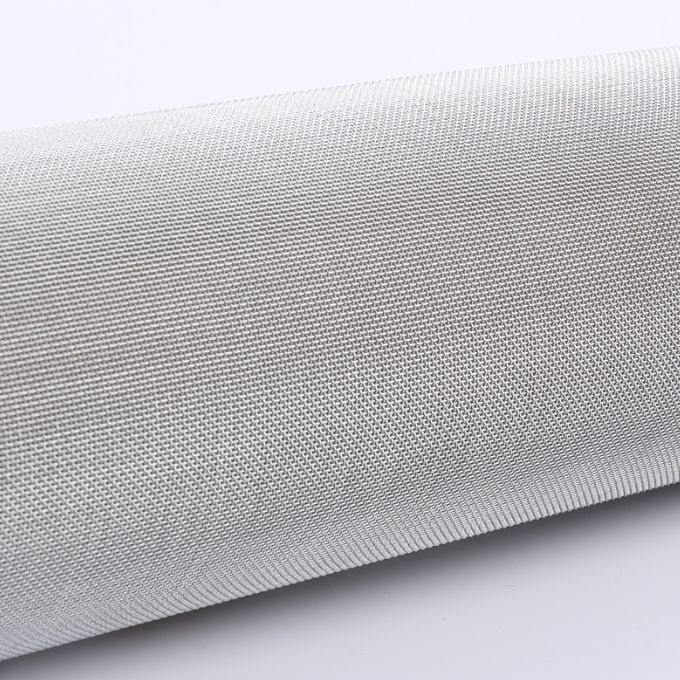 A roll of woven mesh