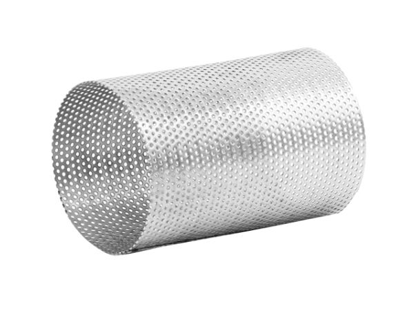A single layer perforated metal Y strainer filter